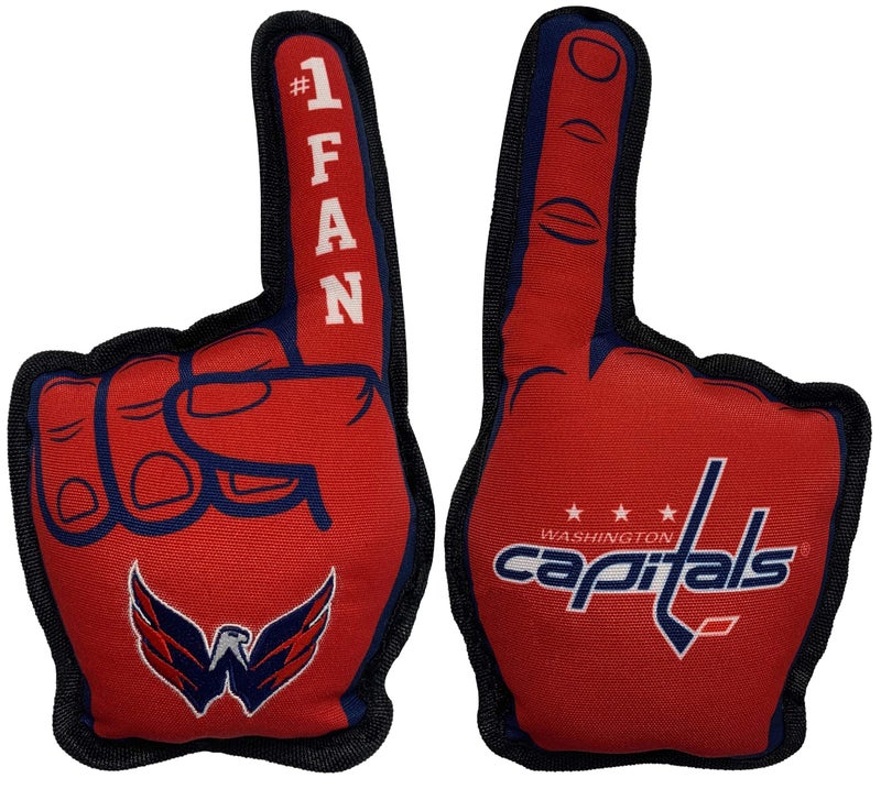 Pets First NHL Washington Capitals #1 Fan Toy for Dogs & Cats. Best Tough PET Toy with Inner Squeaker. Number One Premium Dog Toy for Strongest Chewers & Sports Fans, One Size - Image 1